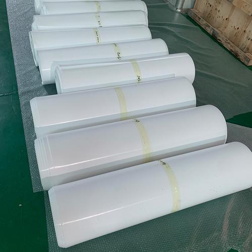聚四氟乙烯板铁氟龙耐高温塑料白色膨体车削ptfe卷零切厂家楼梯板